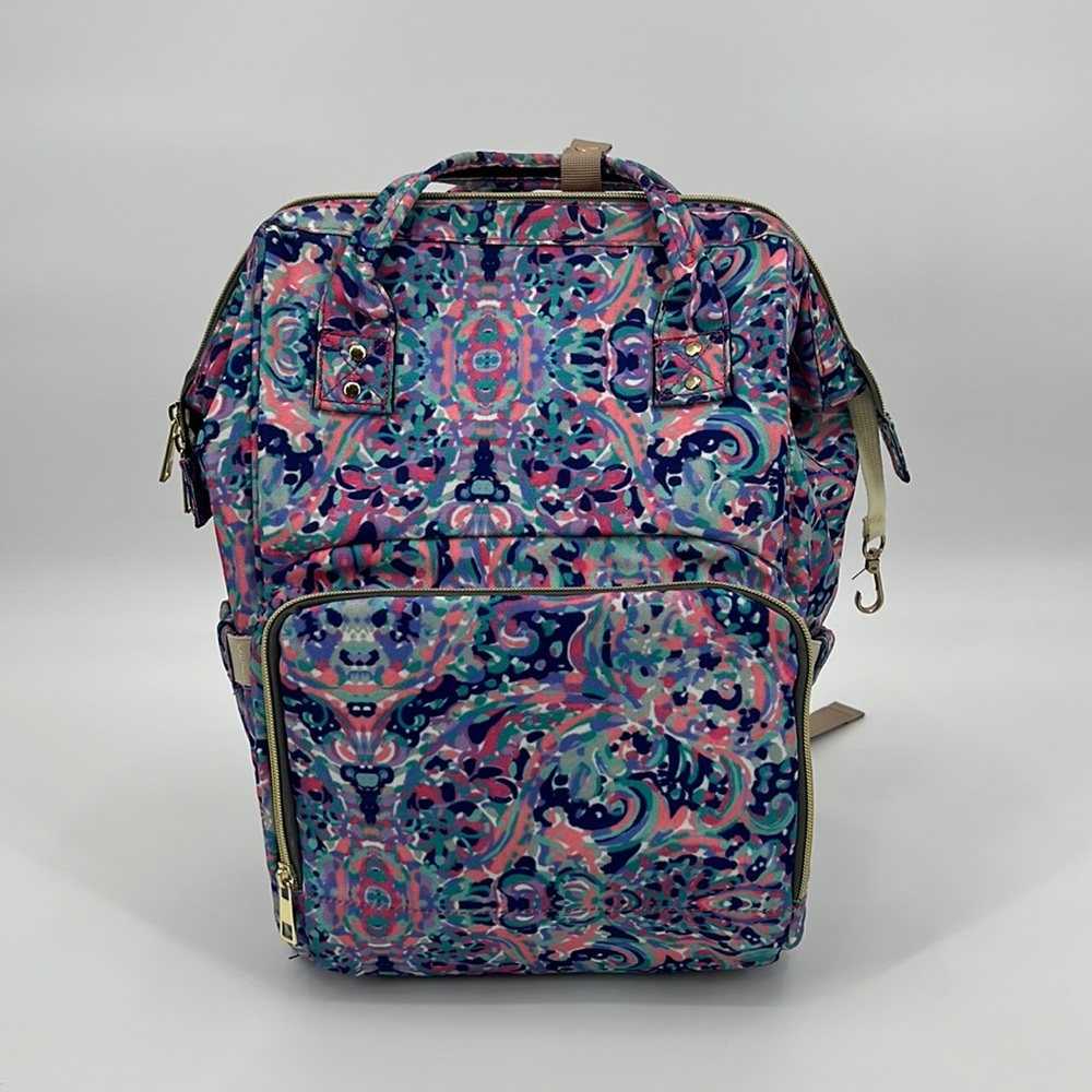Lilly inspired backpack style diaper bag